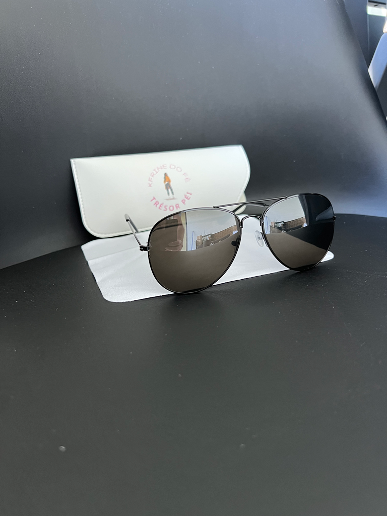 1 paire de Lunettes Kfrinedofé aviator ⚫️⚪️🔴🔵🟤