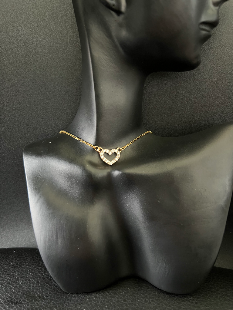 [KDF0025WEB]  1 Collier coeur or💛