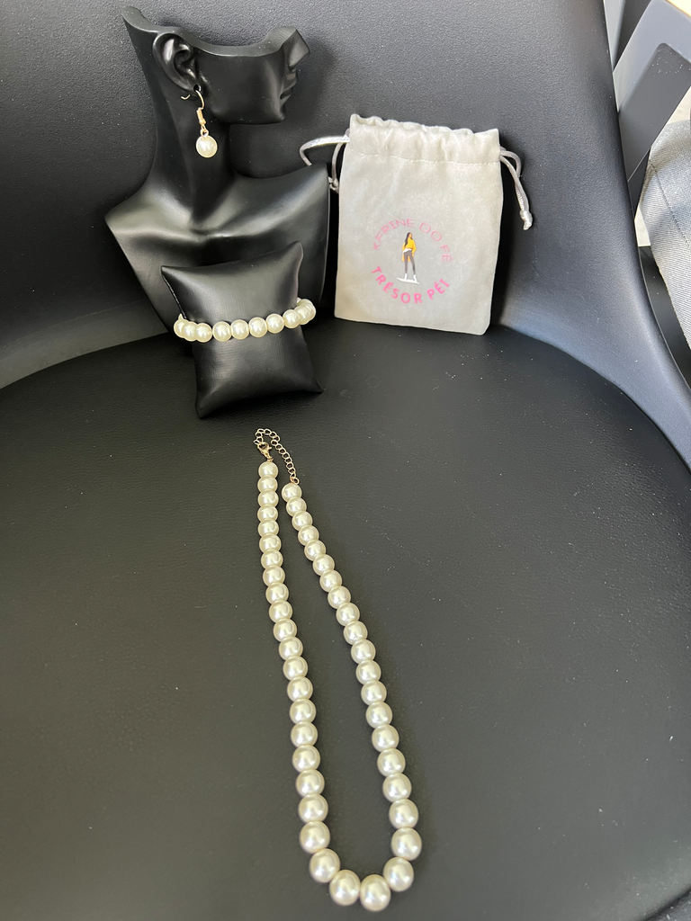 [KDF0033WEB] Parure perle